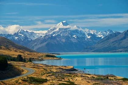 El monte Cook, el más alto de Nueva Zelanda, es también el mayor de todo el continente de Zelandia
