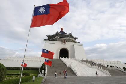 El monumento a Chiang Kai-shek en Taipéi, Taiwán