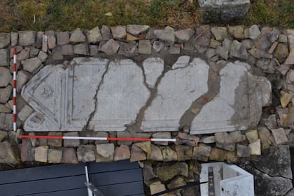El monumento fue hallado a principios del siglo XX, pero recientemente fue restaurado