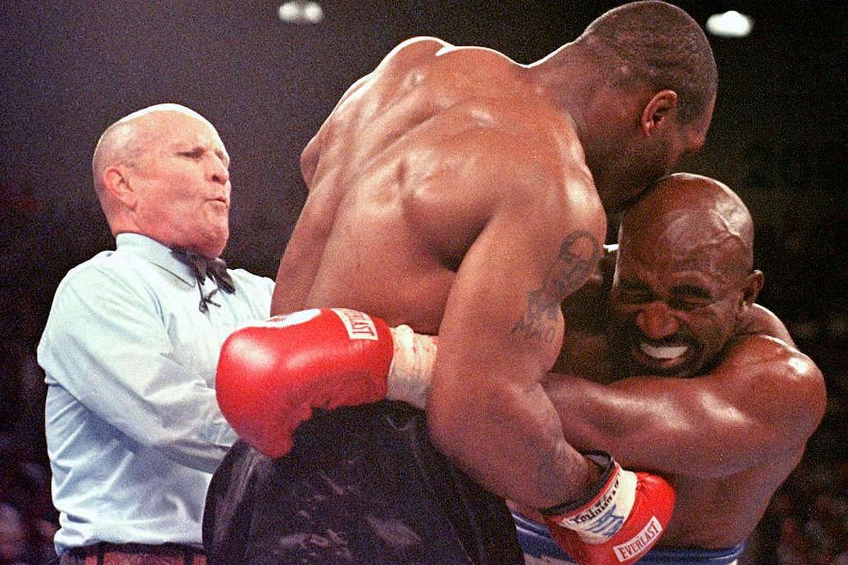 El mordisco a Holyfield, uno de los momentos oscuros en la vida de Tyson