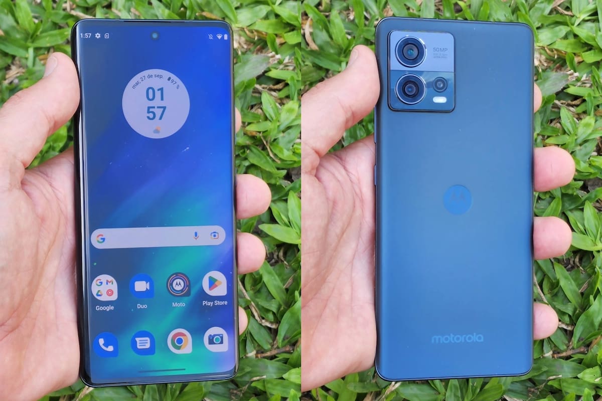 El Moto Edge 30 Fusion tiene una pantalla de 6,5 pulgadas, un chip Snapdragon 888+ y una cámara principal de 50 megapixeles