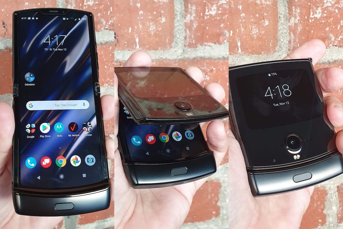 El Moto Razr es un teléfono con tapa y una pantalla interna flexible, que se pliega como los celulares de antaño; este modelo usa Android y tiene un hardware moderno