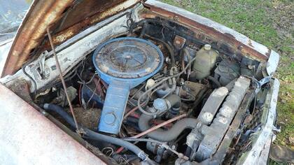 El motor evidenciaba años de deterioro pero aún funcionaba