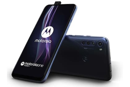 El Motorola One Fusion+ combina las prestaciones de la cámara pop-up del One Hyper junto a la gran autonomía de uso de Moto G8 Power