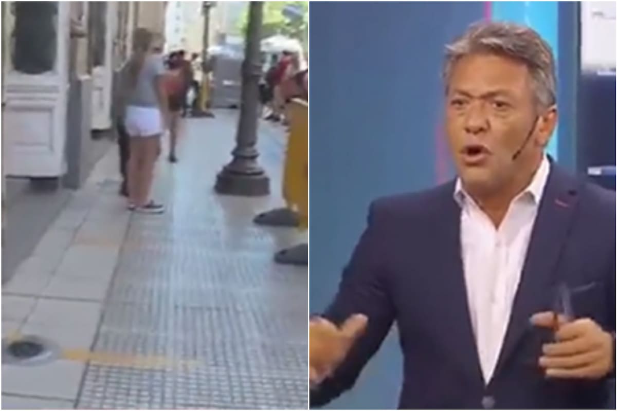 El movilero se desmayó en plena nota (Foto: Captura de video)