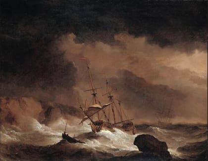 El MS Wager integraba una escuadrilla de seis barcos que el Comodoro Anson había enviado el 18 de setiembre de 1740 a las colonias españolas del Pacífico, para apoderarse de sus riquezas.