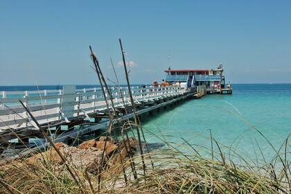 El muelle de Anna Maria Island es uno de sus principales atractivos