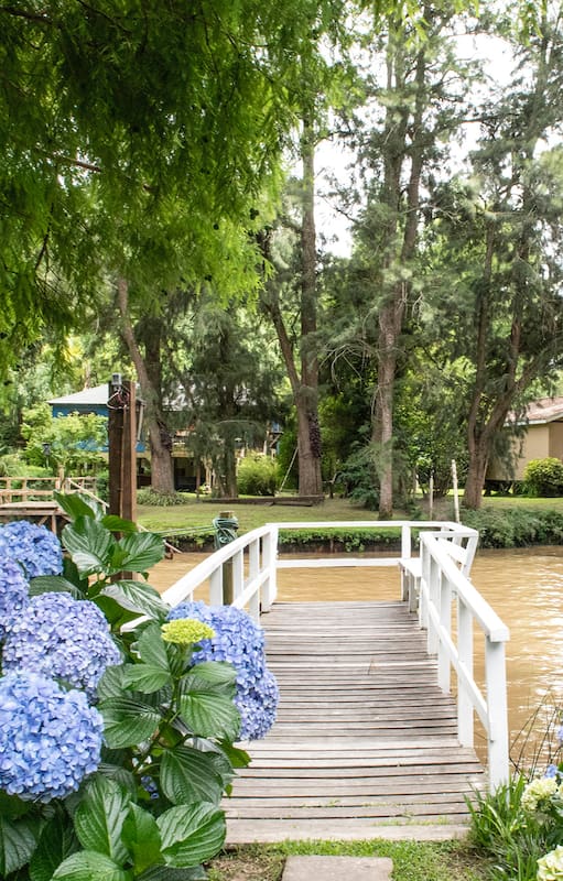 El muelle de entrada a Casa Bogotá