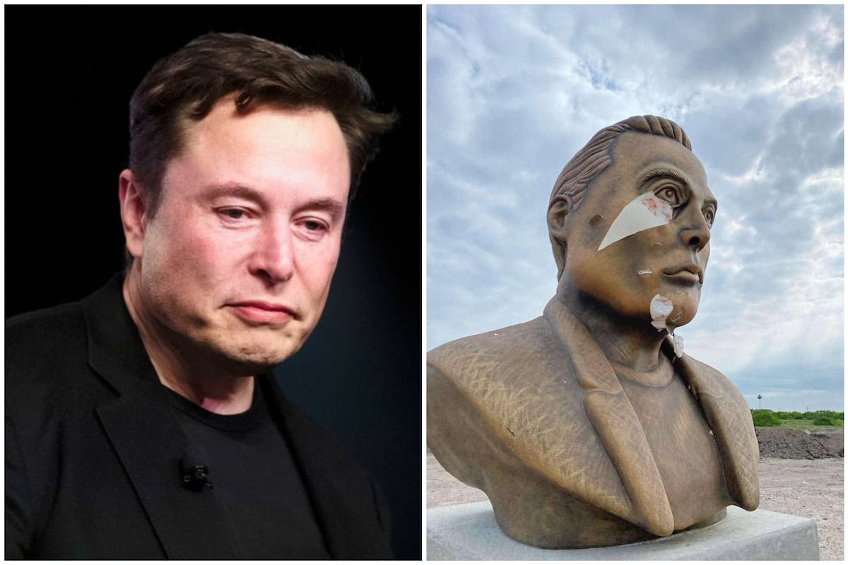 El multimillonario volvió a ser blanco de un acto de vandalización en Texas