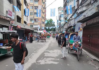 El Mundial se vive a pleno en el país asiático (Foto: @topo)