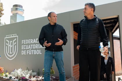 El Muñeco recorrió el predio junto con Francisco Egeas, el presidente de la federación