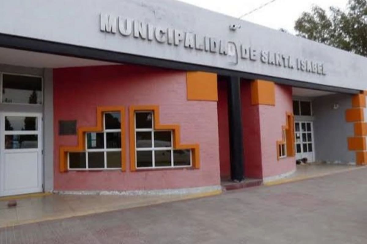 El municipio de Santa Isabel (Foto. Gentileza diario La Arena)