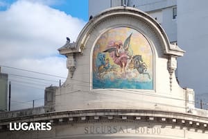 El mural de Independencia y Boedo, un emblema del barrio.