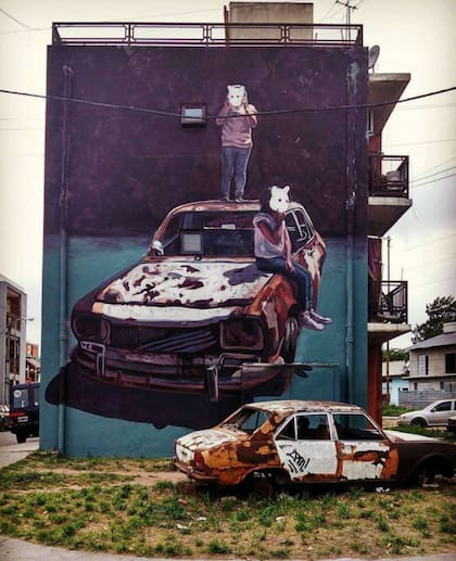 El mural de Milu Correch para el proyecto Pinta tu Barrio, elegido entre los mejores del mundo