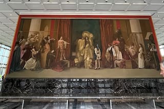 La curiosa historia del mural que adorna un emblemático edificio del centro porteño