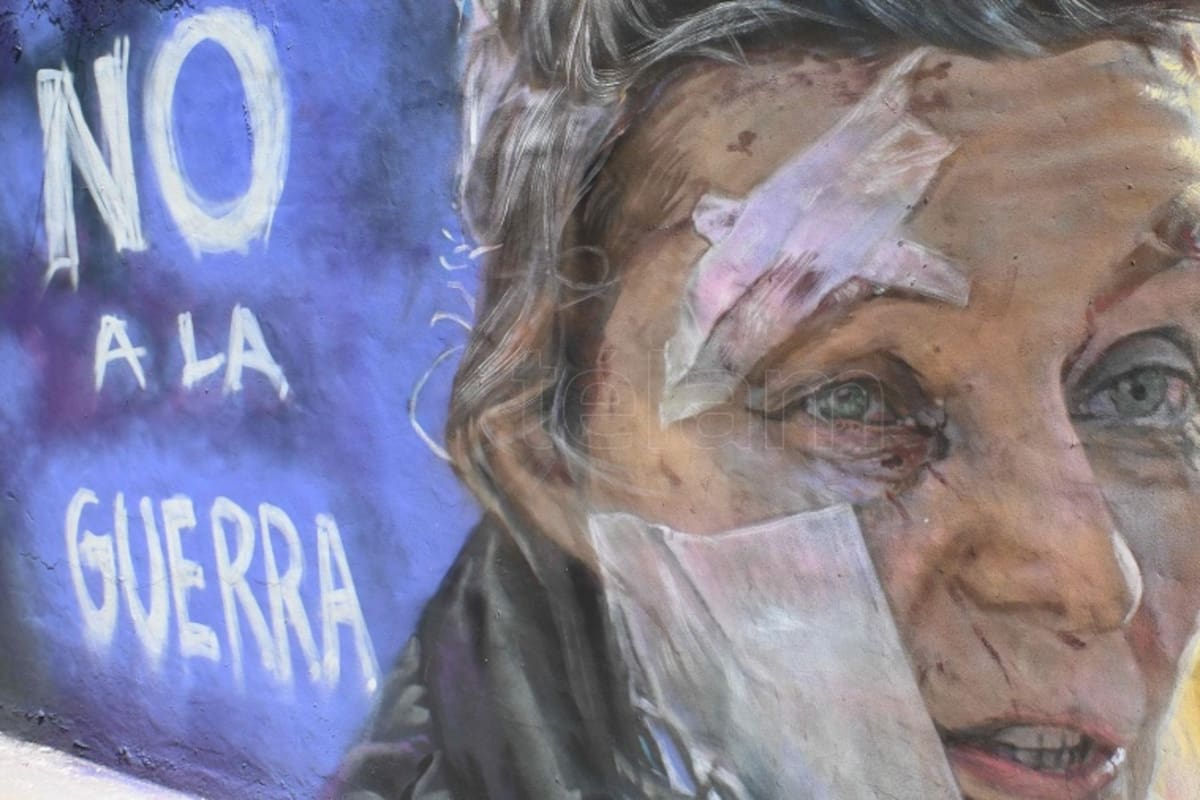 El mural fue pintado en la esquina de Gorriti y Darwin