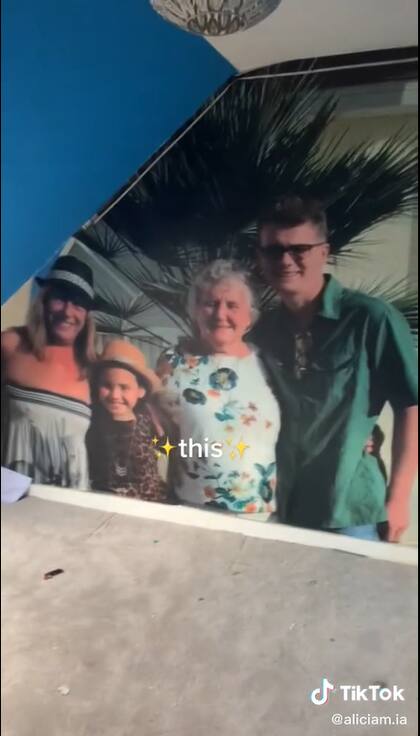 El mural que encontraron en el altillo (Foto: Captura de video)