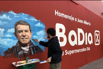 El mural que se terminó de pintar hoy
