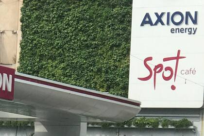 El muro verde de Axion en Libertador y Salguero