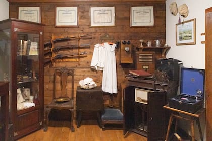 El museo de la estancia Monte Dinero.
