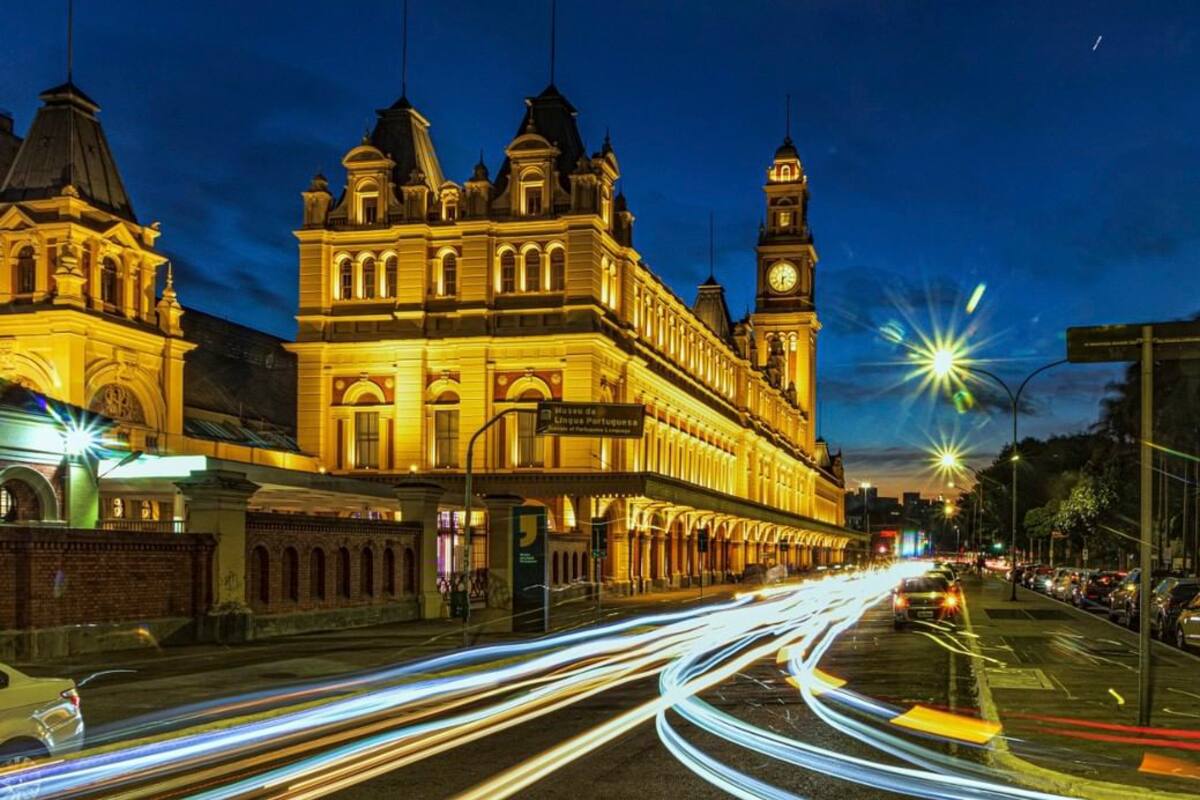 El Museo de la Lengua Portuguesa, en San Pablo, reabrió sus puertas el sábado tras las reformas por el incendio de 2015