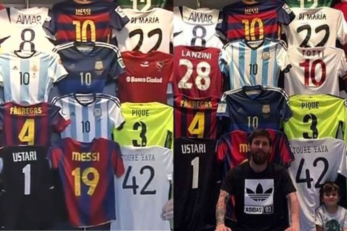 El museo de Messi, ahora y hace un año