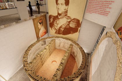 El museo de sitio del solar Moreno 550, con la enorme cisterna como protagonista