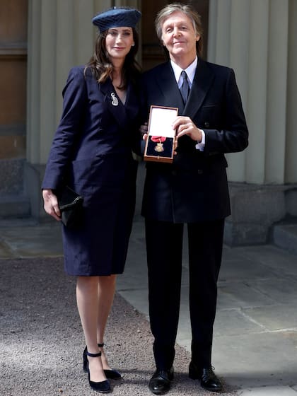 El músico asistió a la ceremonia junto a su mujer Nancy Shevell