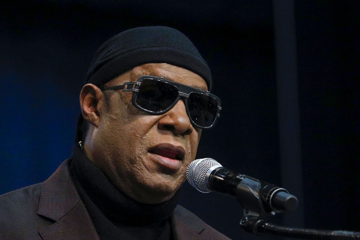 El músico Stevie Wonder.