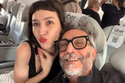 El músico y la actriz se mostraron muy cariñosos en las redes sociales (Foto: @fitopaezmusica)