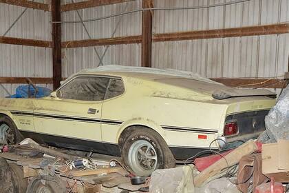 El Mustang Boss 351 permaneció guardado y sin usar durante más de 50 años