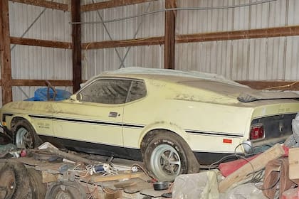 El Mustang Boss 351 permaneció guardado y sin usar durante más de 50 años