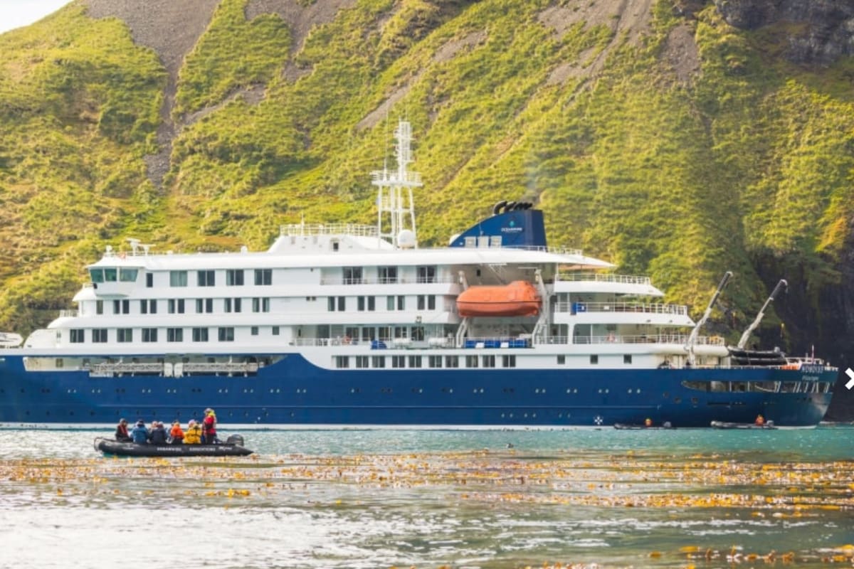 El MV Hondius, donde se decretó un brote de Hantavirus y murieron tres pasajeros que partieron desde Ushuaia