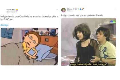 El nacimiento de Índigo, la hija de Camilo y Evaluna generó una ola de memes