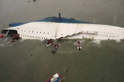 El naufragio ocurrió el 16 de abril de 2014 en Corea del Sur (Foto:Archivo)