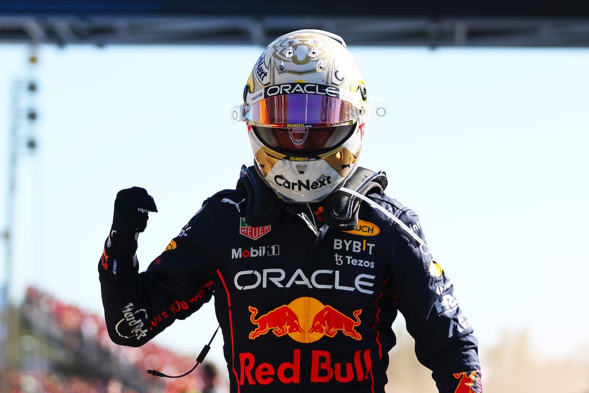 El neerlandés Max Verstappen viene de celebrar el Gran Premio de Monza, en Italia, el 11 de septiembre
