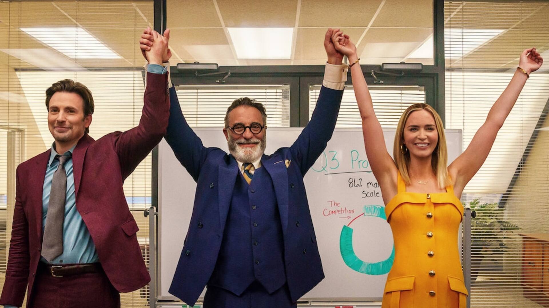 Emily Blunt en El negocio del dolor, uno de los grandes estrenos de Netflix del mes