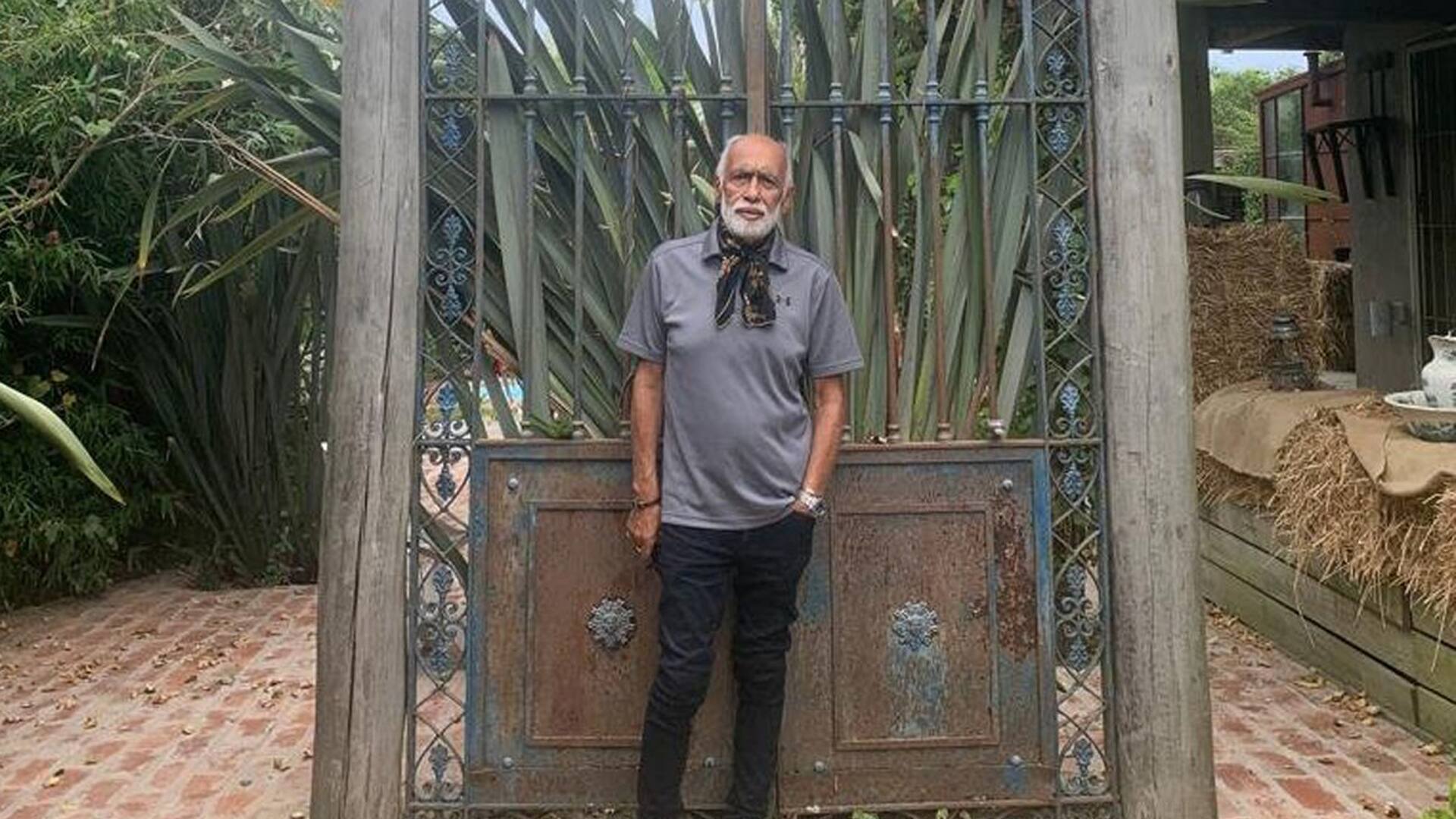 El Negro Oro en su casa de Punta del Este