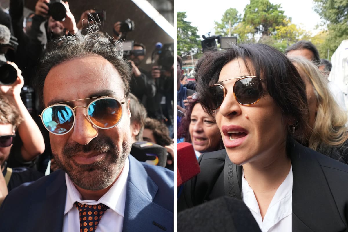 El neurocirujano Leopoldo Luque y Gianinna Maradona