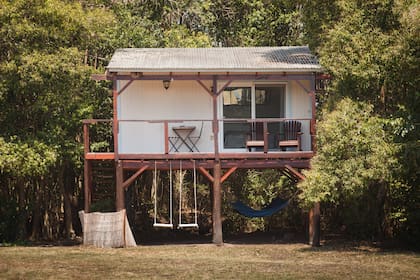 El Nido Treehouses llevan ese nombre porque están construidas en altura, entre los árboles.