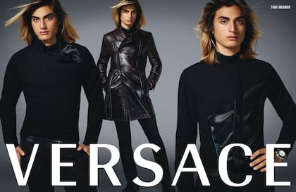 El nieto
de Marlon como
protagonista
de la campaña
masculina de otoño
de Versace, en
2007
