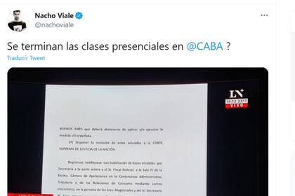 El nieto de Mirtha Legrand salió en seguida a expresarse en Twitter