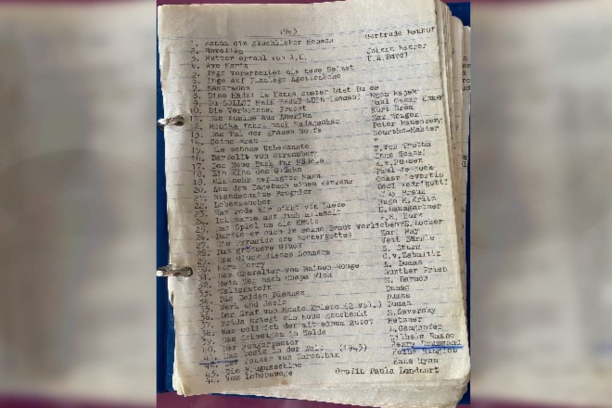 El nieto de una mujer de 94 años publicó en Twitter el listado que hizo su abuela de todos los libros que leyó a lo largo de 80 años