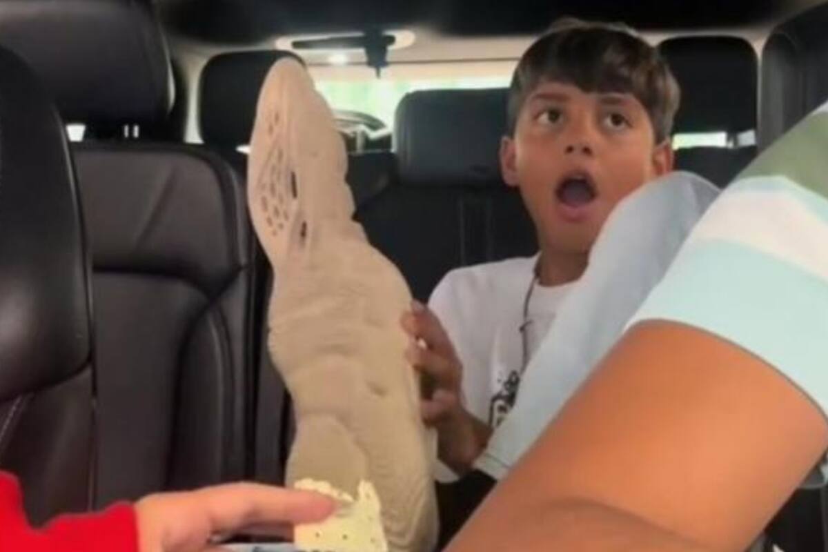 El niño defendió a su mamá (Foto: TikTok @familialatorre)