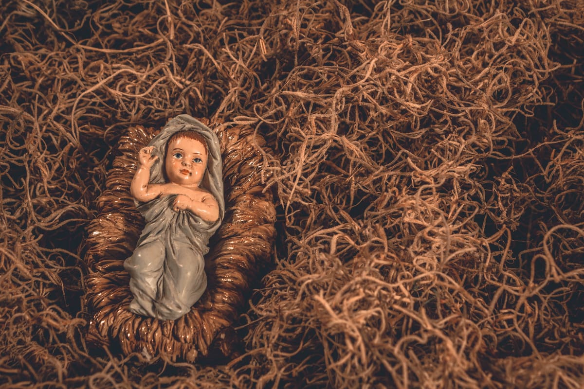 El Niño Jesús es el personaje principal del pesebre de Navidad