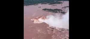 Debido a la fuerte crecida del río Iguazú, restringieron el acceso a las Cataratas