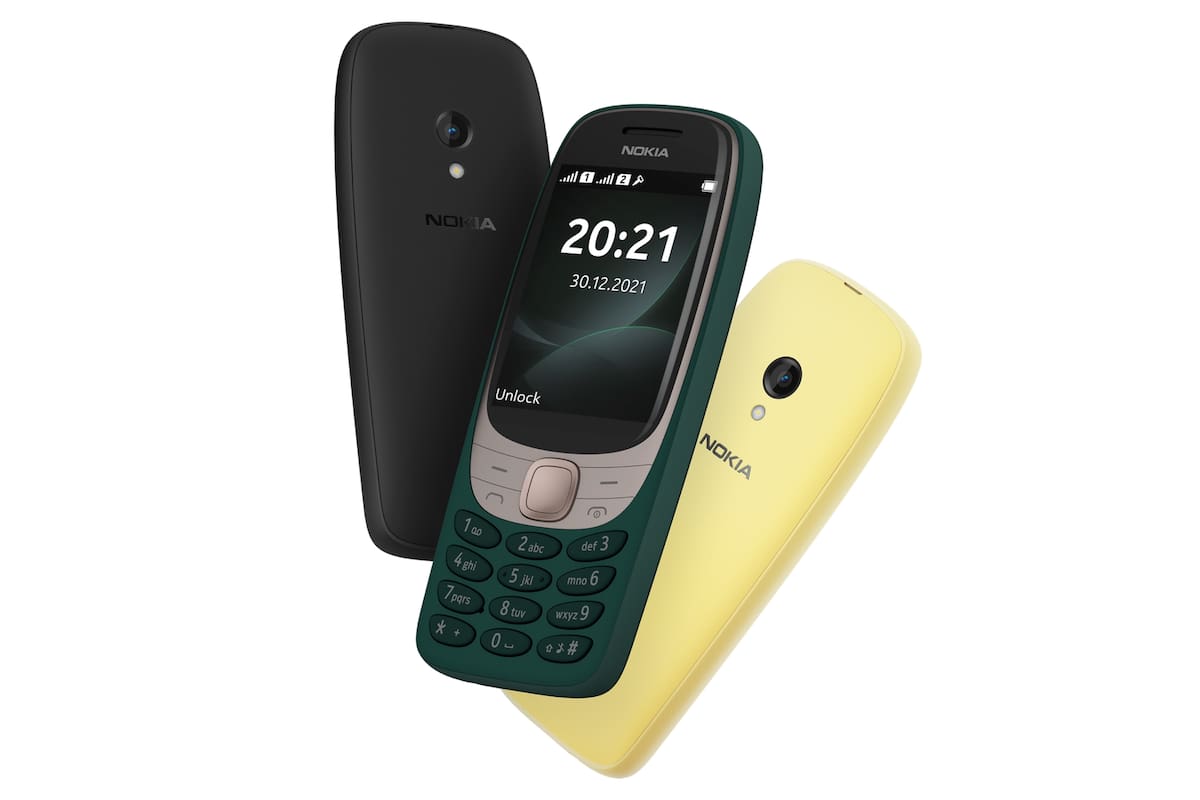 El Nokia 6310 recupera el diseño base del modelo de 2001, pero con componentes actualizados