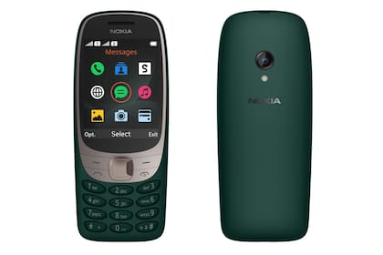 El Nokia 6310 tiene un diseño basado en el modelo que nació en 2001
