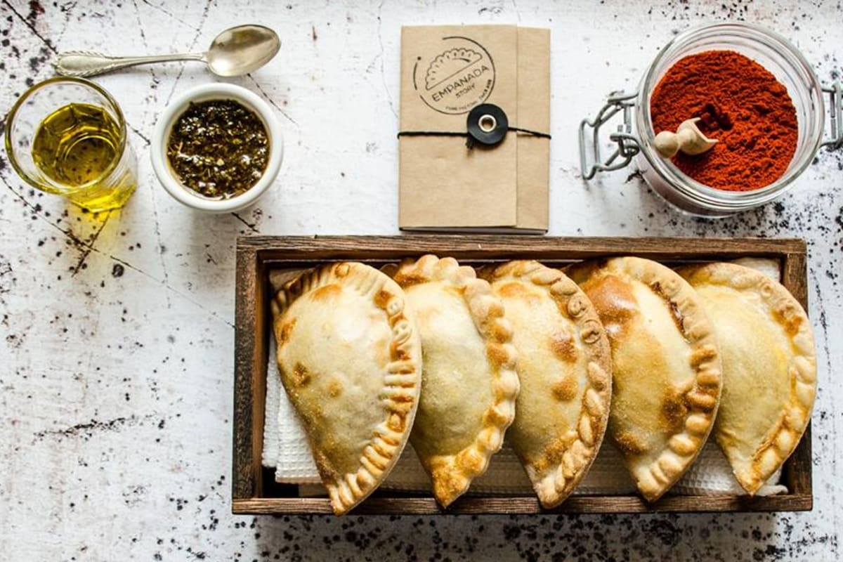 El nombre del emprendimiento de Nicolás es Empanada Story