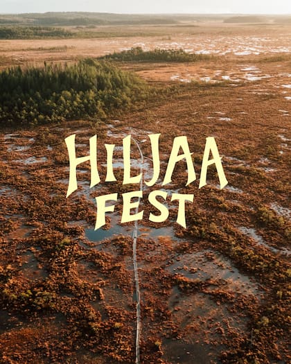 El nombre del festival se traduce como "Festival silencioso" - Hiljaa Fest